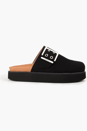 Ganni Buckled platform clogs - - EU 39