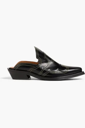 Ganni Mules aus Leder - - EU 37