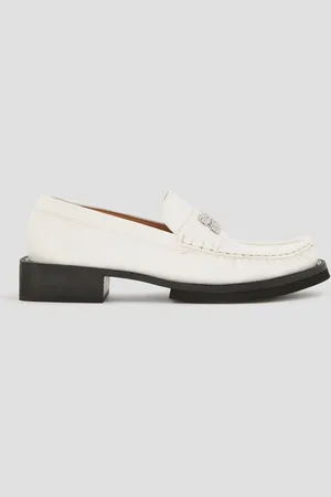 Ganni Glänzende Loafers mit Verzierung - - EU 35