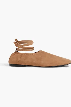 A.Emery Pinta Ballerinas aus Veloursleder mit Schnürung - Neutral - EU 37