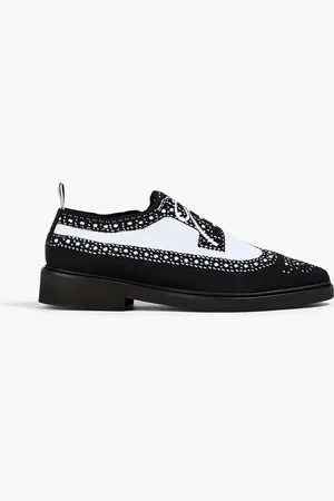 Thom Browne Brogues aus Jacquard-Strick - - EU 36