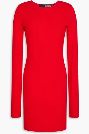 ROTATE Minikleid in Pointelle-Strick - - DE 42