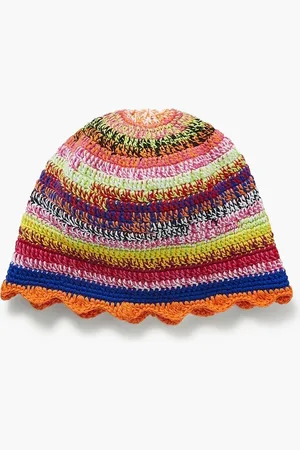 AGR Beanie aus gehäkelter Baumwolle - - ONESIZE