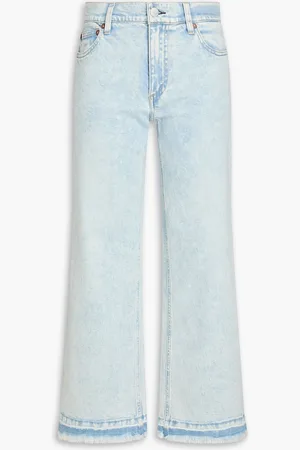 ALICE+OLIVIA Alice Olivia - Lorrine halbhohe Kick-flare-Jeans - Blau - 30
