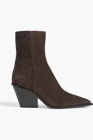 A.Emery Odin Ankle Boots aus Veloursleder - Braun - EU 36