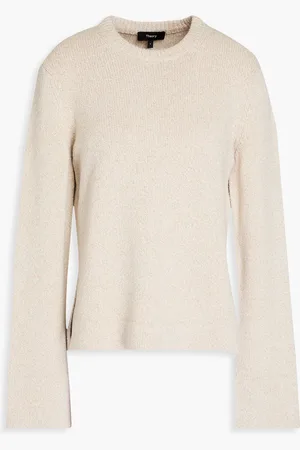 THEORY Pullover aus Bouclé-Strick - Neutral - XS