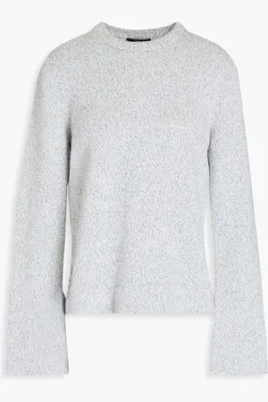 THEORY Pullover aus Bouclé-Strick - Grau - L