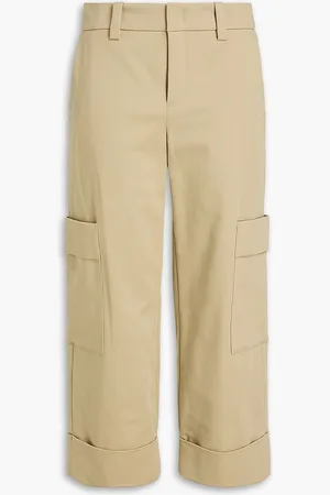 Vince Cropped Cargohose aus Twill aus einer Baumwollmischung - Neutral - US 2