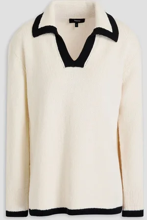 THEORY Pullover aus einer Wollmischung - Weiß - M