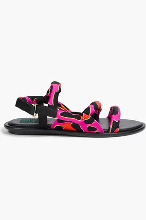 Puccini Slingback-Sandalen aus Jersey mit Leopardenprint - Pink - EU 37
