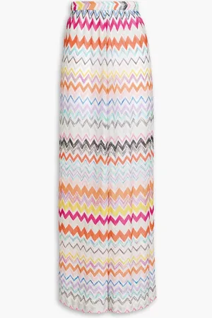 Missoni Hose mit weitem Bein aus Häkelstrick in Metallic-Optik - - IT 46