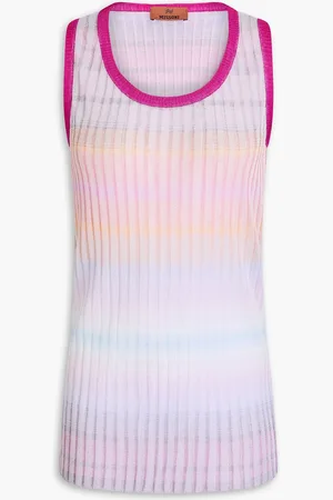 Missoni Tanktop aus Rippstrick mit Farbverlauf - - IT 40