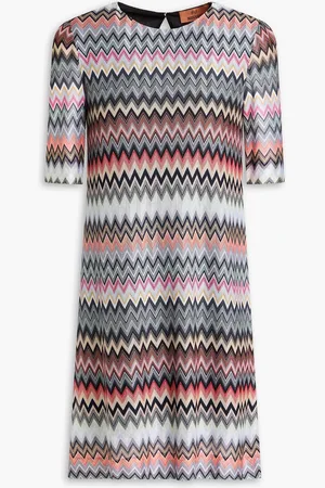 Missoni Mini-Strickkleid aus einer Baumwollmischung in Häkeloptik - - IT 40