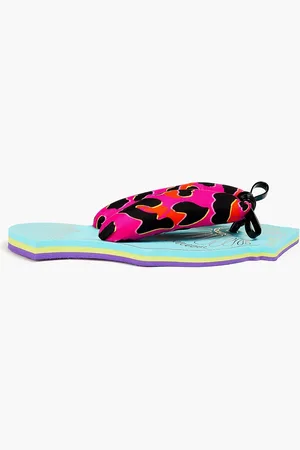 Puccini Zehensandalen aus Jersey mit Print - Pink - EU 38