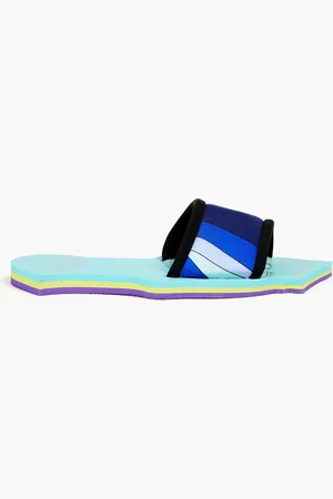 Puccini Pantoletten aus Jersey mit Print - - EU 36