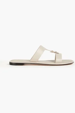 Giorgio Armani Sandalen aus Leder - Grau - EU 41