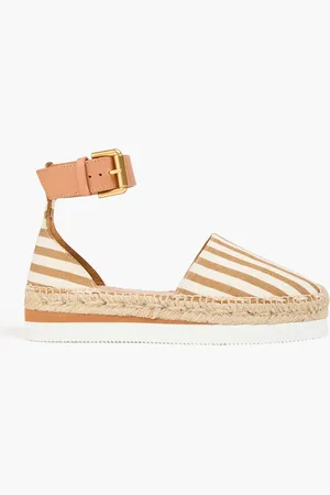 See by Chloé Espadrilles aus Canvas mit Streifen - Braun - EU 36