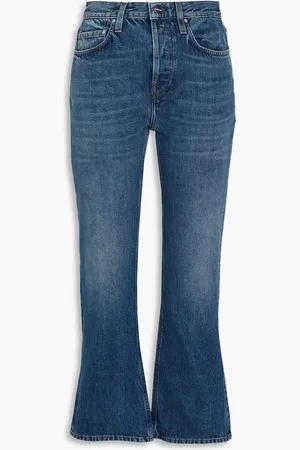 Totême Hoch sitzende Kick-flare-Jeans in ausgewaschener Optik - Blau - 24W/ 30L