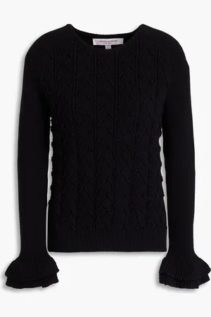 Carolina Herrera Gerippter Pullover aus einer Baumwollmischung - - L