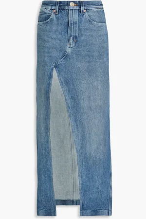 Alexander Wang Maxirock aus Denim - Blau - 24