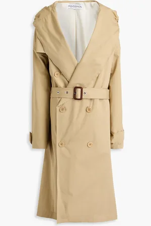 J.W.Anderson Trenchcoat aus Baumwoll-Gabardine mit Kapuze - Neutral - M