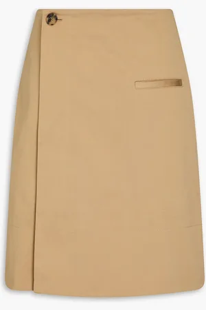 J.W.Anderson Cotton-twill wrap skirt - Neutral - UK 10