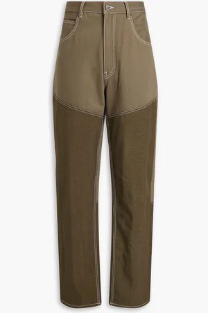 Jacquemus Jeans aus Denim mit Shell-Einsätzen - Grün - 31