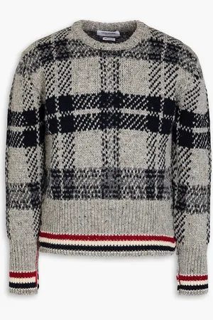 Thom Browne Pullover mit schmaler Passform aus Jacquard-Strick aus einer Woll-Mohairmischung - - 3