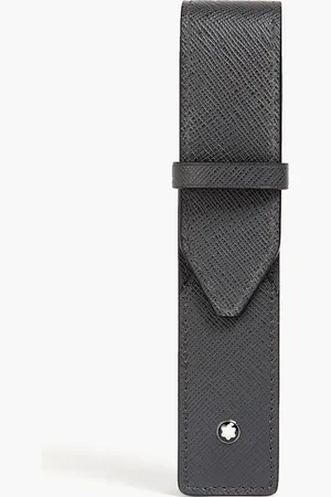 Montblanc Federmäppchen aus Leder - Grau - OneSize