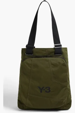 Y-3 Tote Bag aus Canvas - Grün - OneSize