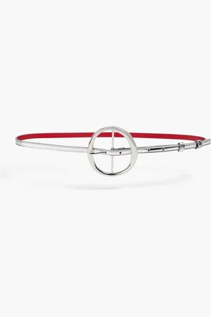 Jacquemus Ronde Gürtel in Metallic-Optik - Metallic - 80 cm