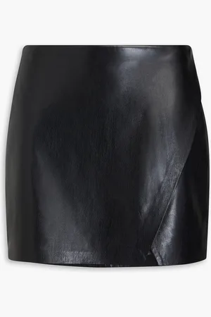 ALICE+OLIVIA Alice Olivia - Minirock mit Wickeleffekt - - US 14