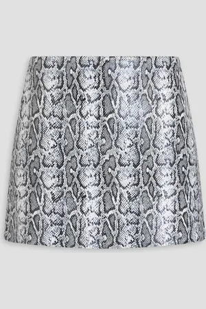 ALICE+OLIVIA Alice Olivia - Minirock mit Schlangenprint - - US 10