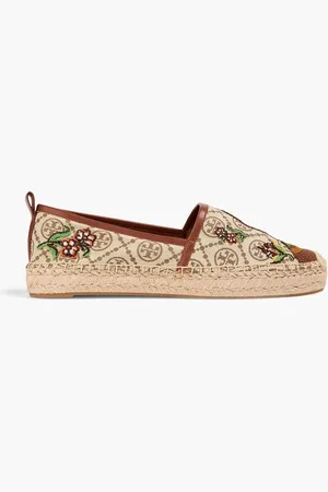 Tory Burch Espadrilles aus Jacquard mit Stickereien - Neutral - US 5