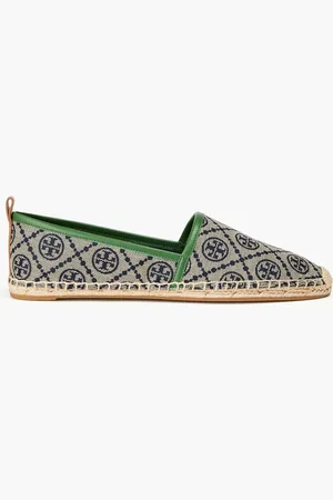 Tory Burch Espadrilles aus Jacquard - Blau - US 11