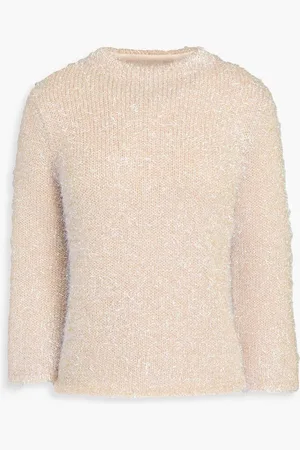 Tory Burch Strickpullover mit Metallic-Effekt - Neutral - L