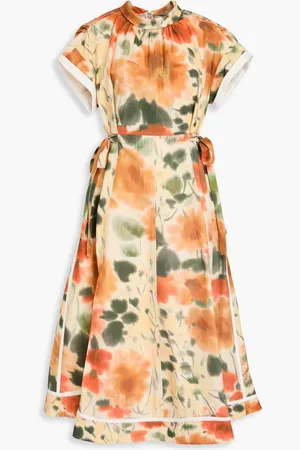 3.1 Phillip Lim Midikleid aus Baumwolle mit Blumenprint - - US 0