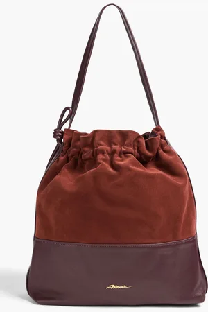 3.1 Phillip Lim Origami Tote Bag aus Veloursleder und Leder - - OneSize