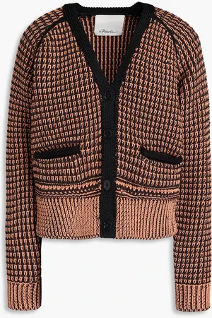 3.1 Phillip Lim Zweifarbiger Strickcardigan - Braun - XS