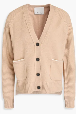 3.1 Phillip Lim Cardigan aus Rippstrick - Neutral - L