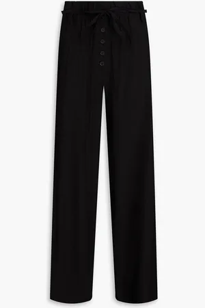 A.Emery Macie Hose mit weitem Bein aus einer Baumwollmischung mit Gürtel - - UK 10