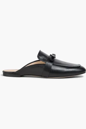 Stuart Weitzman Emma Slippers aus Leder mit Schleife - - EU 38