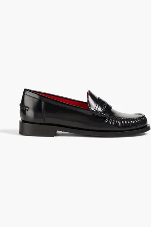 Salvatore Ferragamo Loafers aus geprägtem Glanzleder - - US 4.5
