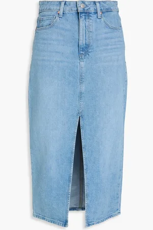 Paige Midirock aus Denim - Blau - 32