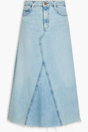 Frame Dorothy Midirock aus Denim - Blau - 23