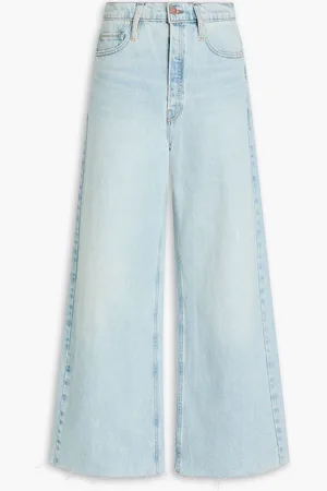 Frame Le Low Baggy tief sitzende Jeans mit weitem Bein - Blau - 25