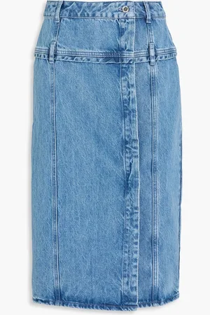 STINE GOYA Midirock aus Denim - Blau - XXS