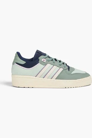 adidas Rivalry 86 Sneakers aus Leder, Veloursleder und Canvas - Grün - UK 9