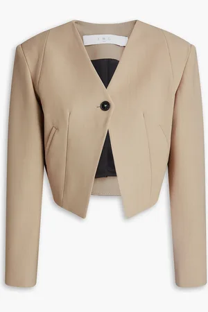 IRO Ursa Cropped Blazer aus Grain de Poudre aus Wolle - - FR 40