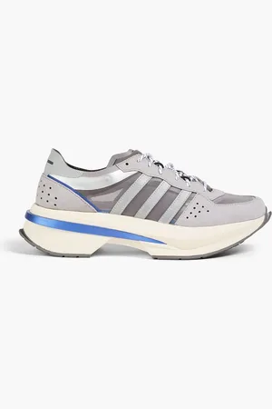 adidas Esiod Sneakers aus Mesh und Velourslederimitat - - UK 10